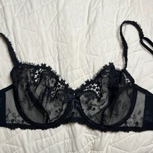 Simone Perele Wish Sheer Demi - Black 34DD